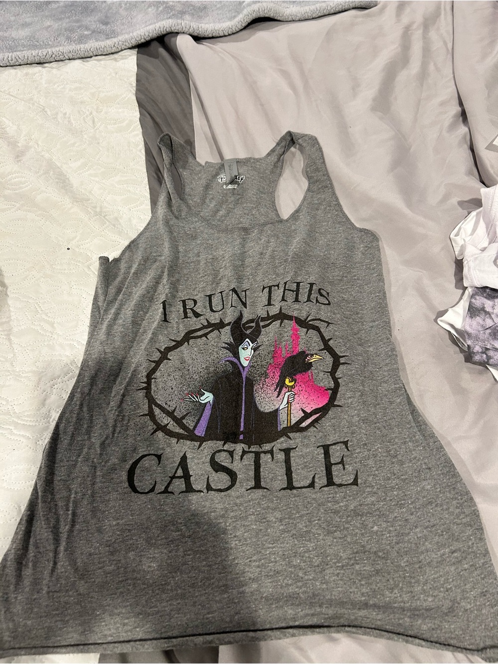 Maleficent Graphic Racerback Tank